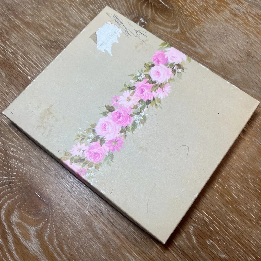 Vintage Love Letters Stationery Delicate Box Set Roses Paper